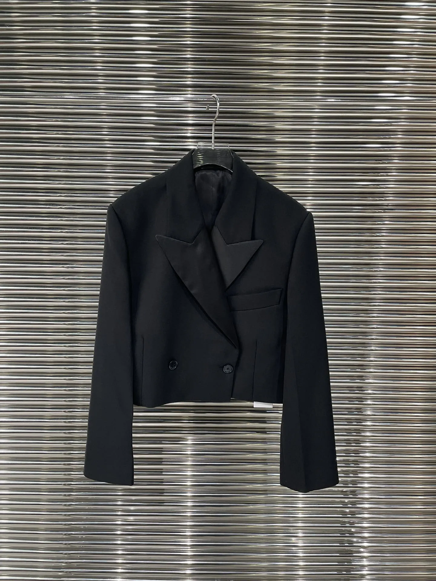 

Оригинальный однотонный дизайн с отворотом, трехмерная индивидуальная Мода, осень 2023, новинка, Лидер продаж