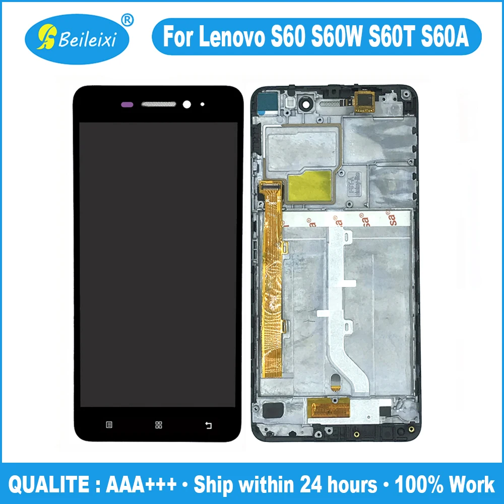ЖК-дисплей с сенсорным экраном и дигитайзером в сборе для Lenovo S60 S60W S60T S60A запасные