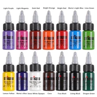 professional tattoo ink stigma 14 colors kit official supplies pigment not allergic for cartridge needle diy body art 30ml