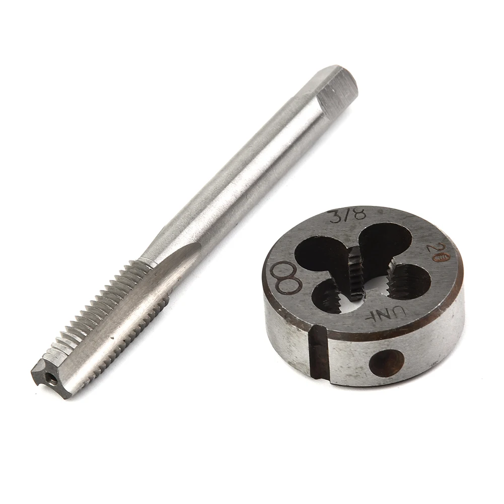 

PAIR HSS BSF 3/8-20 Straight Flute Machine Taps Tap And Die Tap And Die 2pcs 3/8-20 BSF Standard Pipe Taps Flute Fast Shipping