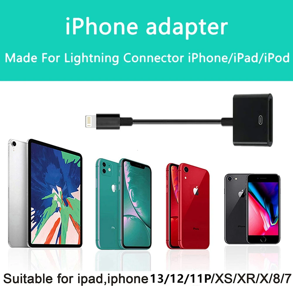 Адаптер Lightning/30-Pin с кабелем для синхронизации и зарядки iPhone 13/13PM/12PM/11 PM/XS/8P/iPad/iPod |