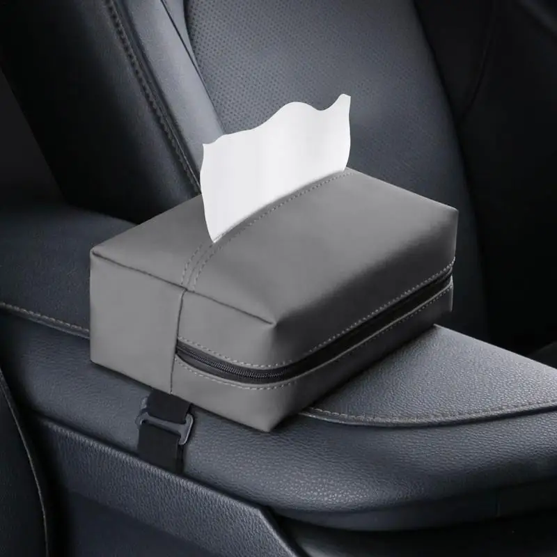 

Car Tissue Holder Car Sun Visor Tissue Box Holder Multi-use Car Tissue Box For Most Cars Trucks Boats