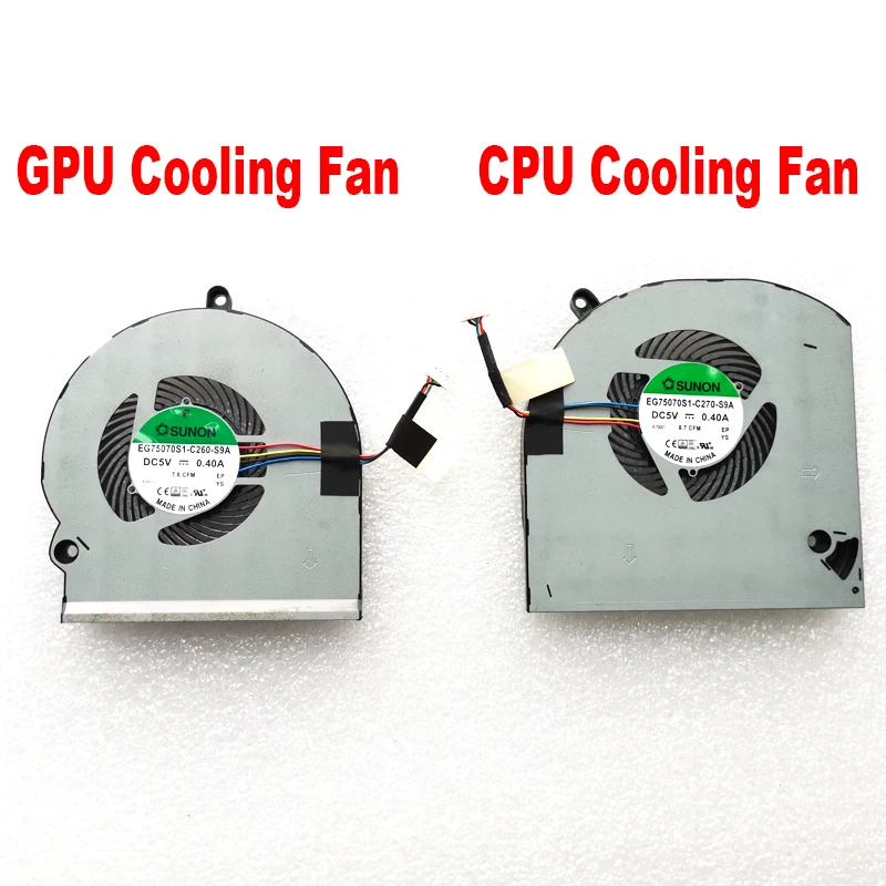 Новый оригинальный вентилятор охлаждения процессора графического для Dell Alienware 15