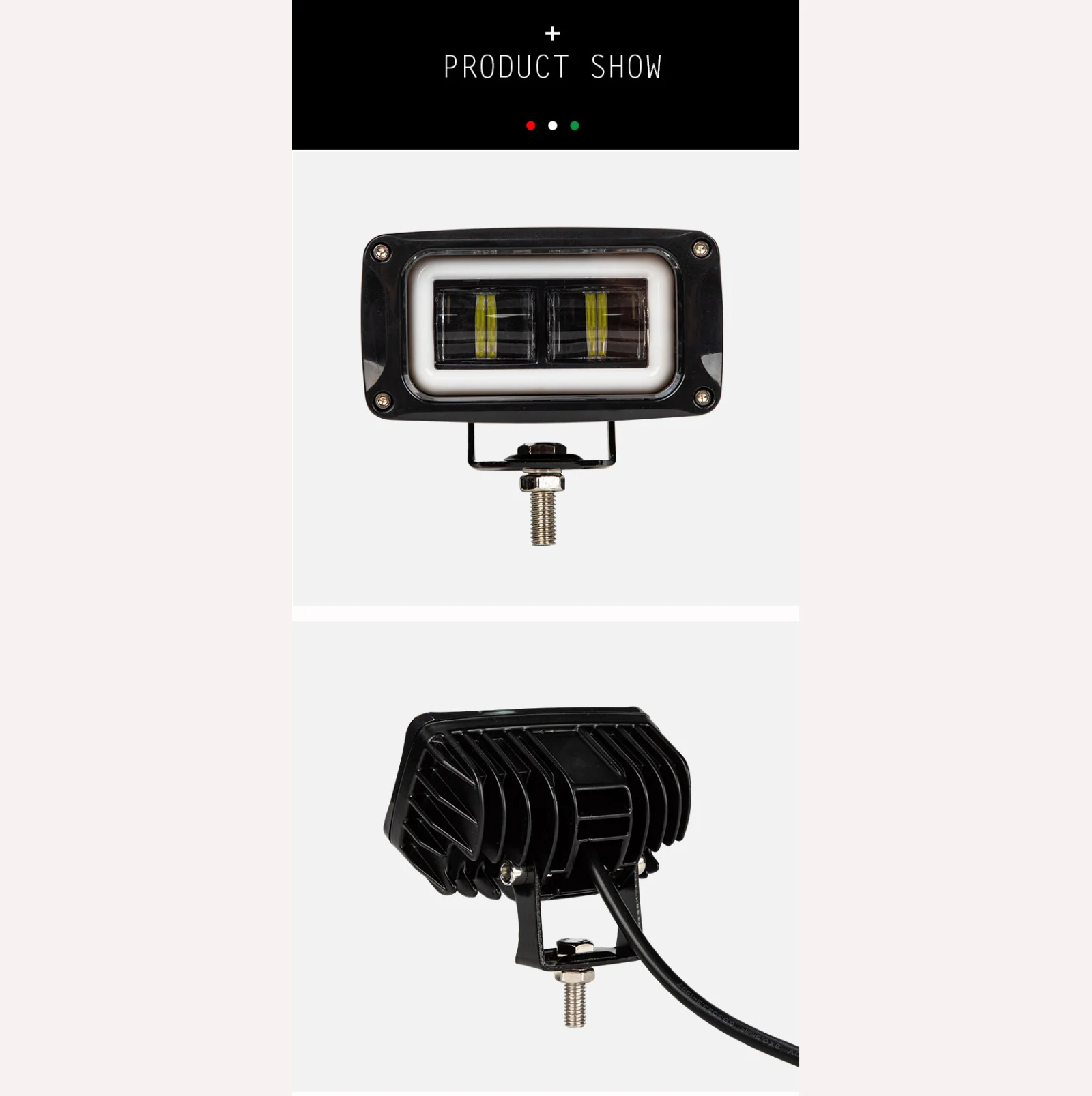 

Motorcycle Car Fog Lights High-brightness LED Fog Lights Spotlight Long-range Installation Convenient Car Universal