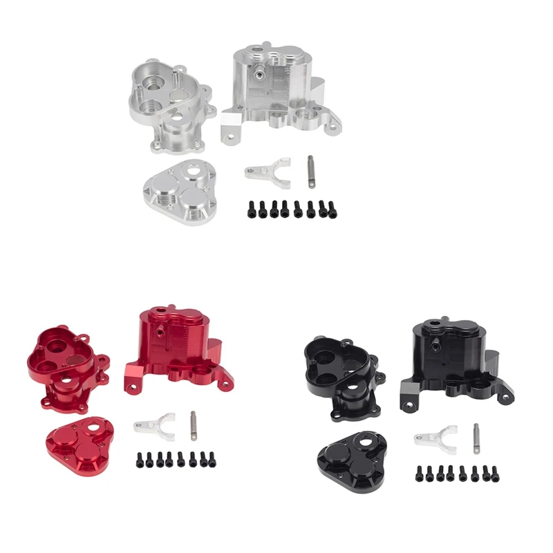 

ЧПУ алюминиевая металлическая коробка передач для TRAXXAS TRX4 TRX-4 1/10 RC гусеничная коробка передач Запчасти Аксессуары