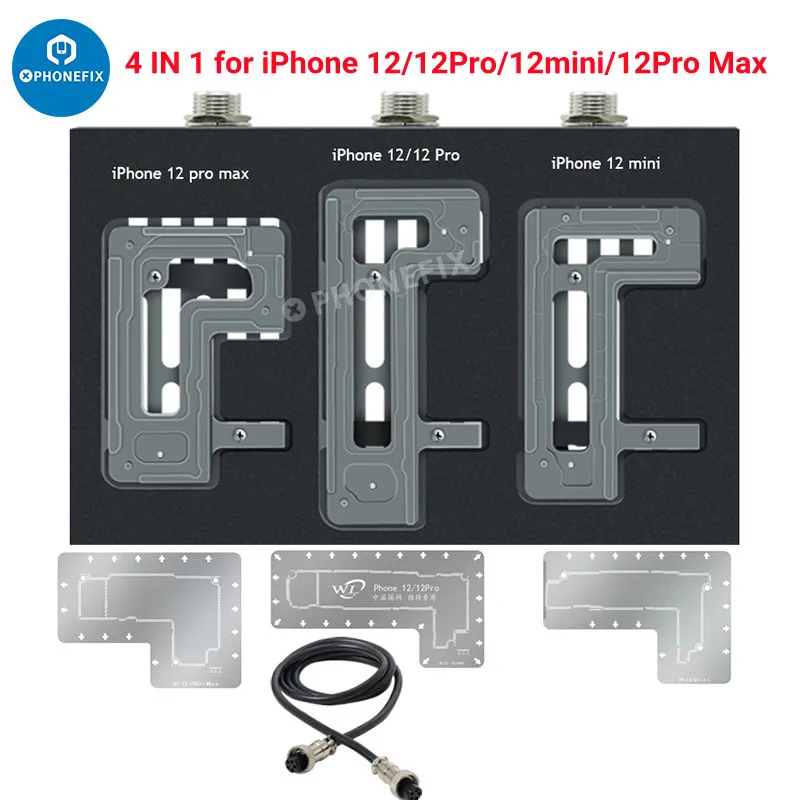 

Паяльная станция WL HT007 для многослойной пайки материнских плат iPhone X, 11, 12, 13, 14, 15, 16, 17 Pro Max, нагревательная платформа для демонтажа материнских плат