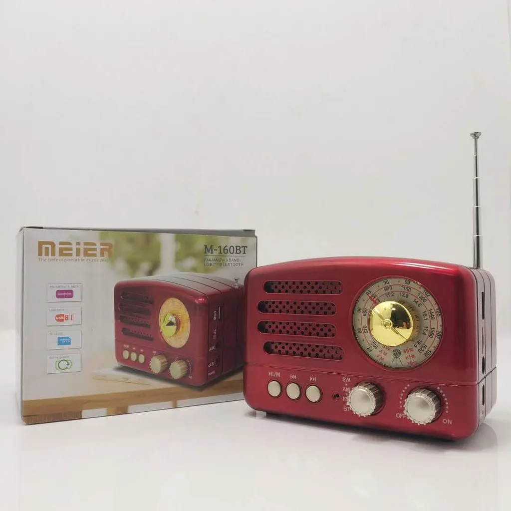 Радиоприемник MEIER M-160BT BLUETOOTH AM/FM/SW 3BAND USB/TF/ - Товар для общения, фотографии, музыки, новостей, технологий, времени и качественного материала.