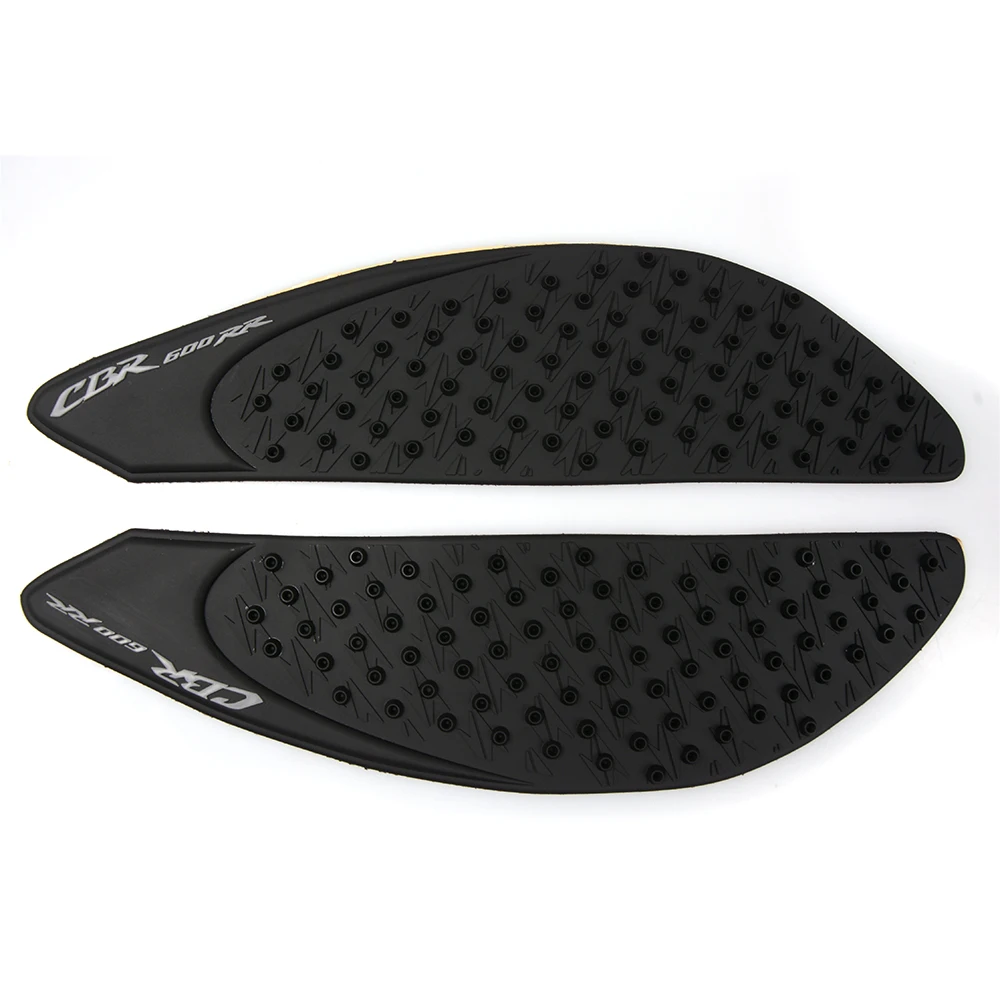 

for HONDA CBR 600RR CBR 600 RR 2007-2012 2011 CBR600RR Motorcycle Stickers Black Tank Traction Pad Side Gas Knee Grip Protector