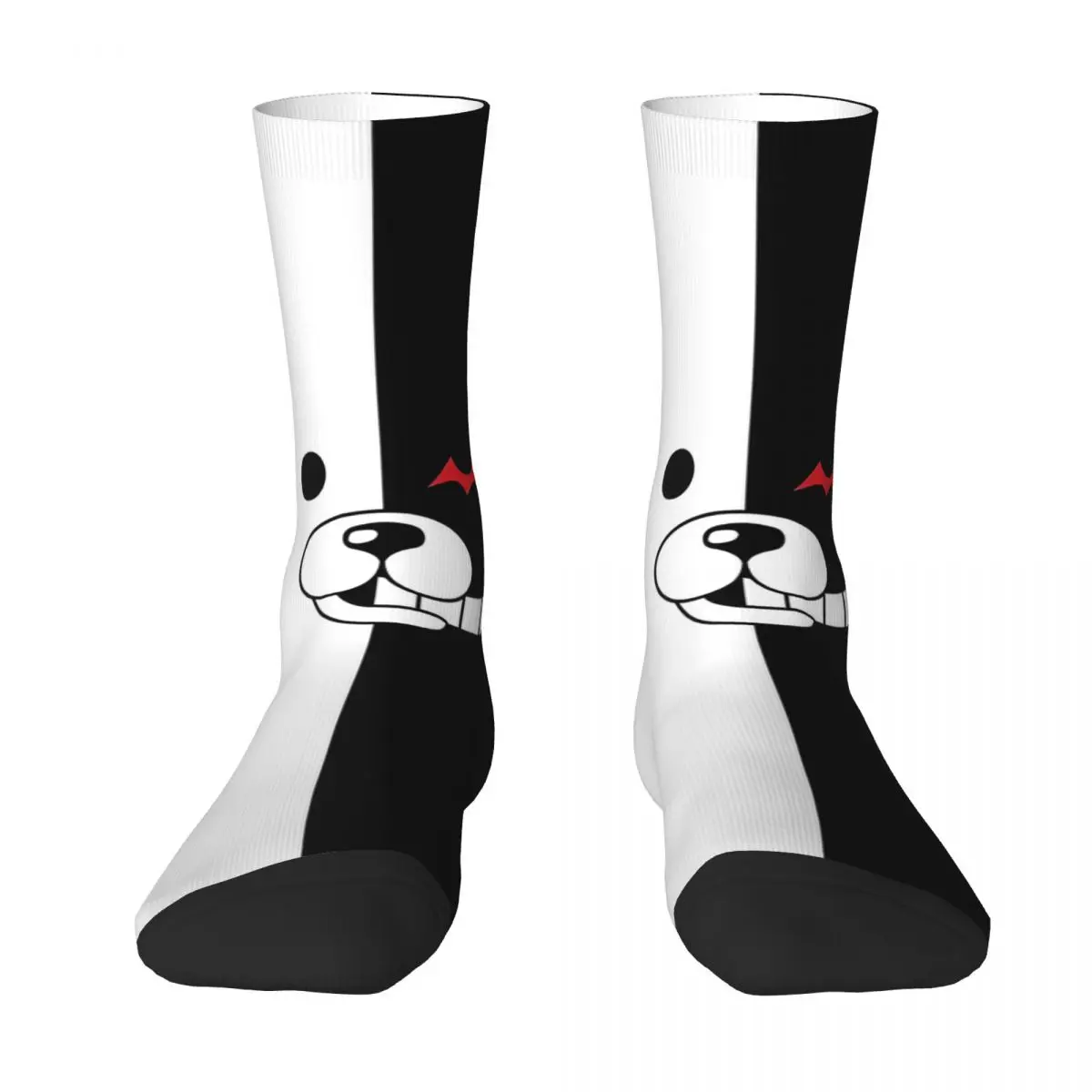 

Danganronpa Monokuma Street Arts Socks Male Mens Women Summer Stockings Printed