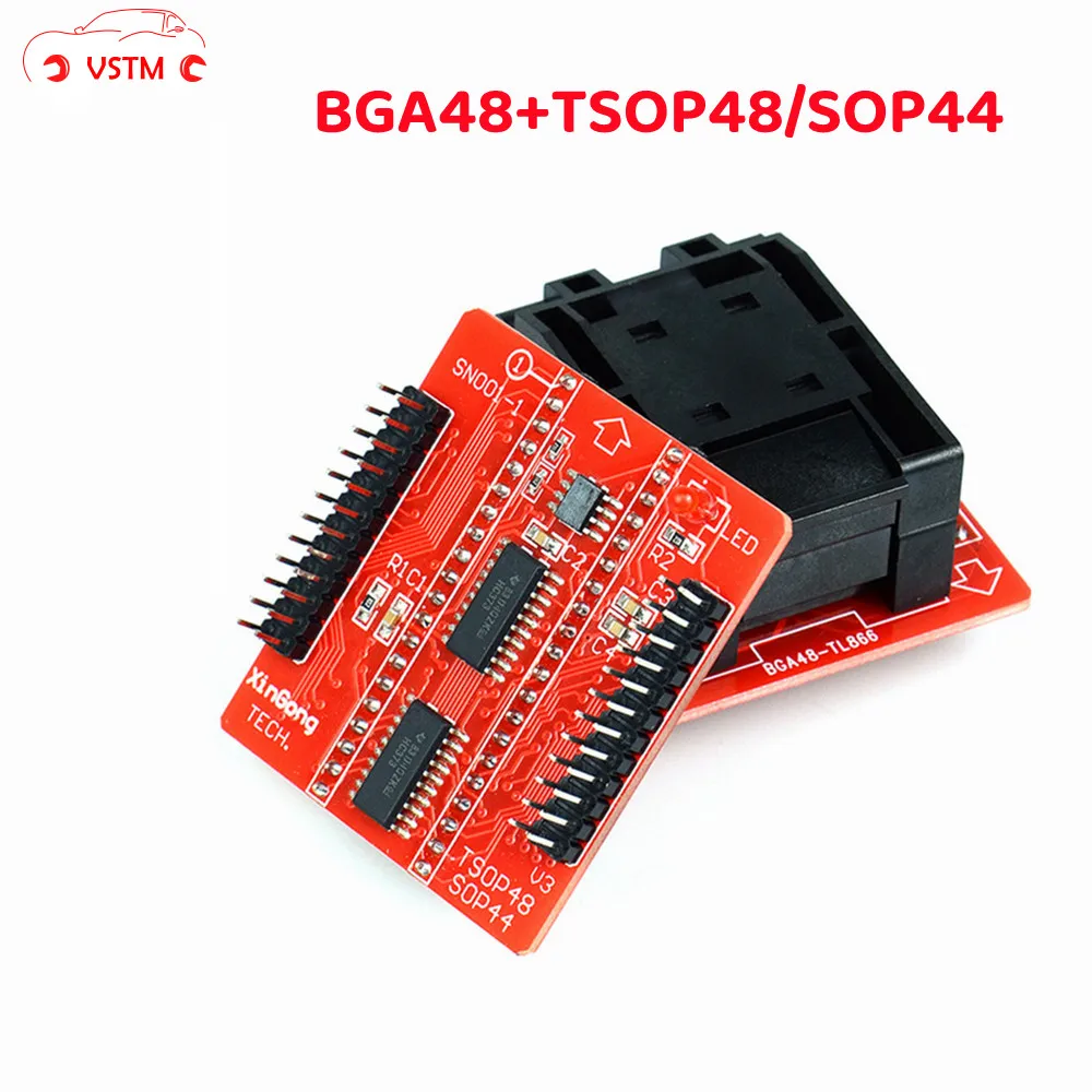 

BGA48 Adaper with TSOP48/SOP44 base board adapter support for TL866 series Programmer TL866II PLUS Originally