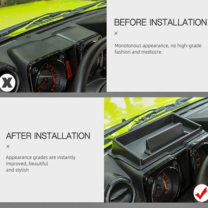 2X Автомобильный многофункциональный ящик для хранения приборной панели
