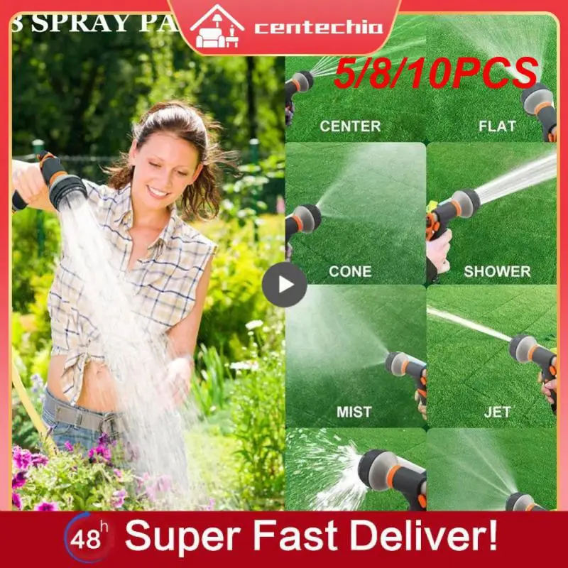 

5/8/10PCS Plant Lawn Yard Watering Sprinkle Nozzle Garden Portable High Pressure Water Gun Garden Spray Irrigation Watering Gun
