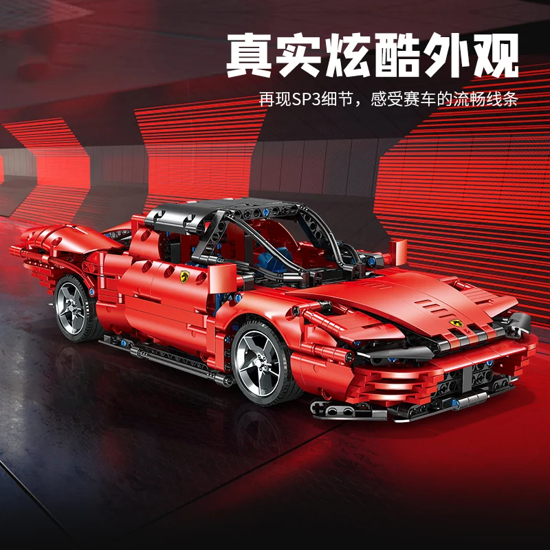 Высокотехнологичные модели спортивного автомобиля Formula One строительные блоки 1000