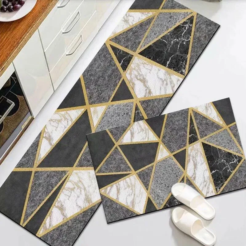 

Bathroom Doormat Floor Mat Anti-slip Water Absorption Carpet Kitchen Mat Door Mat Kitchen Floor Mat Carpet Toilet Rug 31