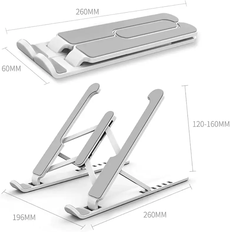 

Suporte para notebook Add to Wish List Laptop Holder Laptop Holder Laptop Holder Folding Notebook Holder With 7 Height Adjustabl