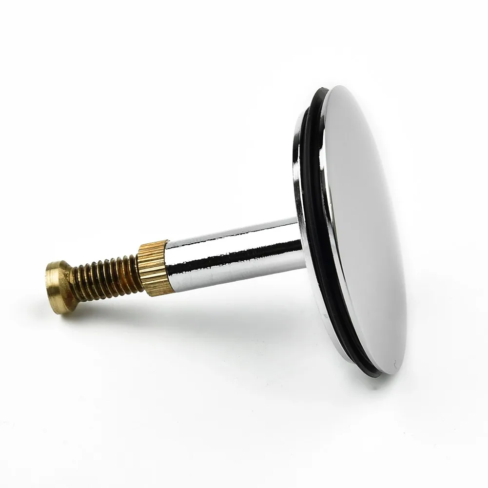 

Bathtub Plug Replacement Bath Pop Up Waste Plug Flat Seal Brass Bathroom Tub Drain Drainer Strainer Highly Durable Sink Plu