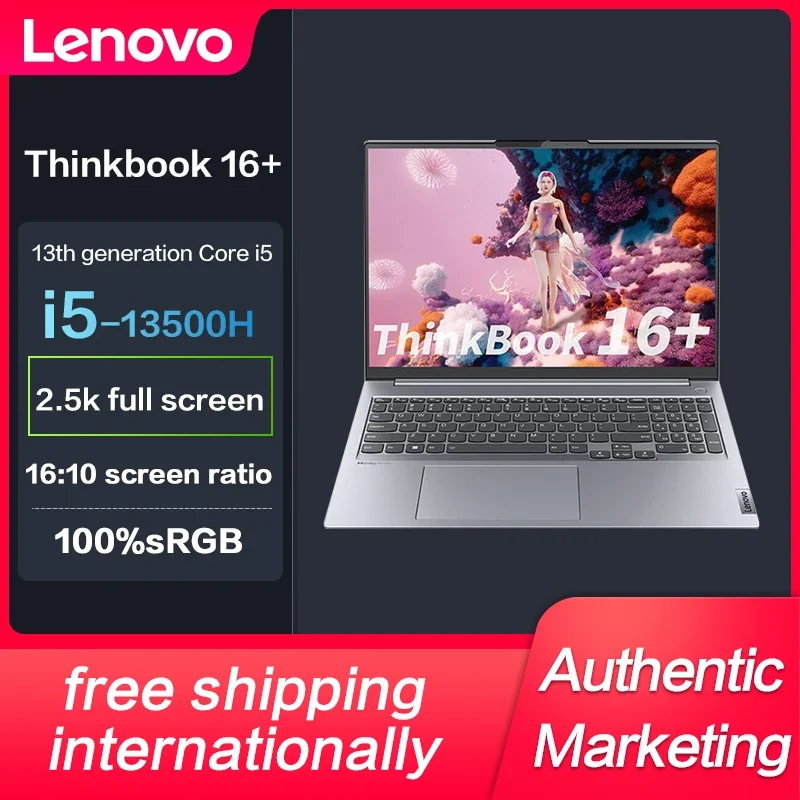 

Новый тонкий ноутбук Lenovo ThinkBook 16 +