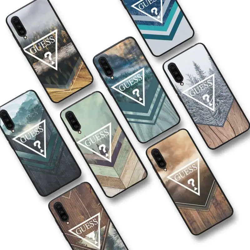 

Luxury Guess Forest Geometry Wood Nature Phone Case For Xiaomi mi9 mi8 F1 9SE 10lite note10lite Mi8lite xiaomi mi5x