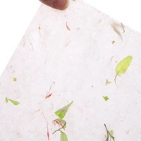 10pcschinese rice paper calligraphy writing painting paper drawing natural flower and plant fiber paper