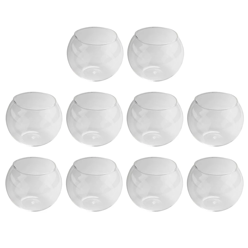 

10X Round Sphere Vase In Transparent Glass Fish Tank