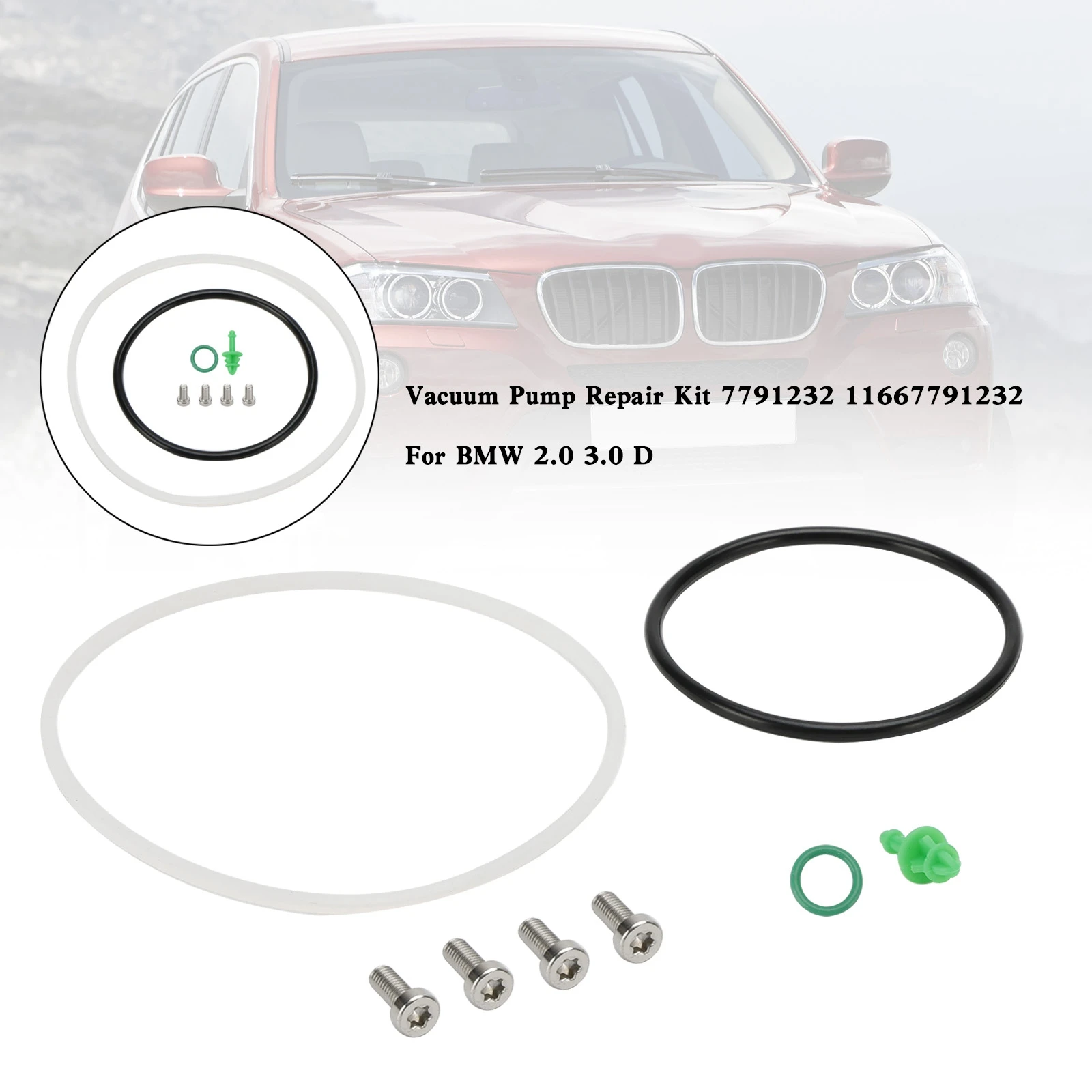 

Ремкомплект вакуумного насоса Topteng 7791232 11667791232 Для BMW 2.0 3.0 D