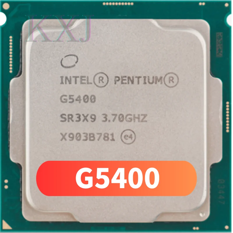 Бывший в употреблении процессор Intel Pentium G5400 3,7 ГГц двухъядерный четырехпоточный процессор 4 МБ 54 Вт LGA 1151