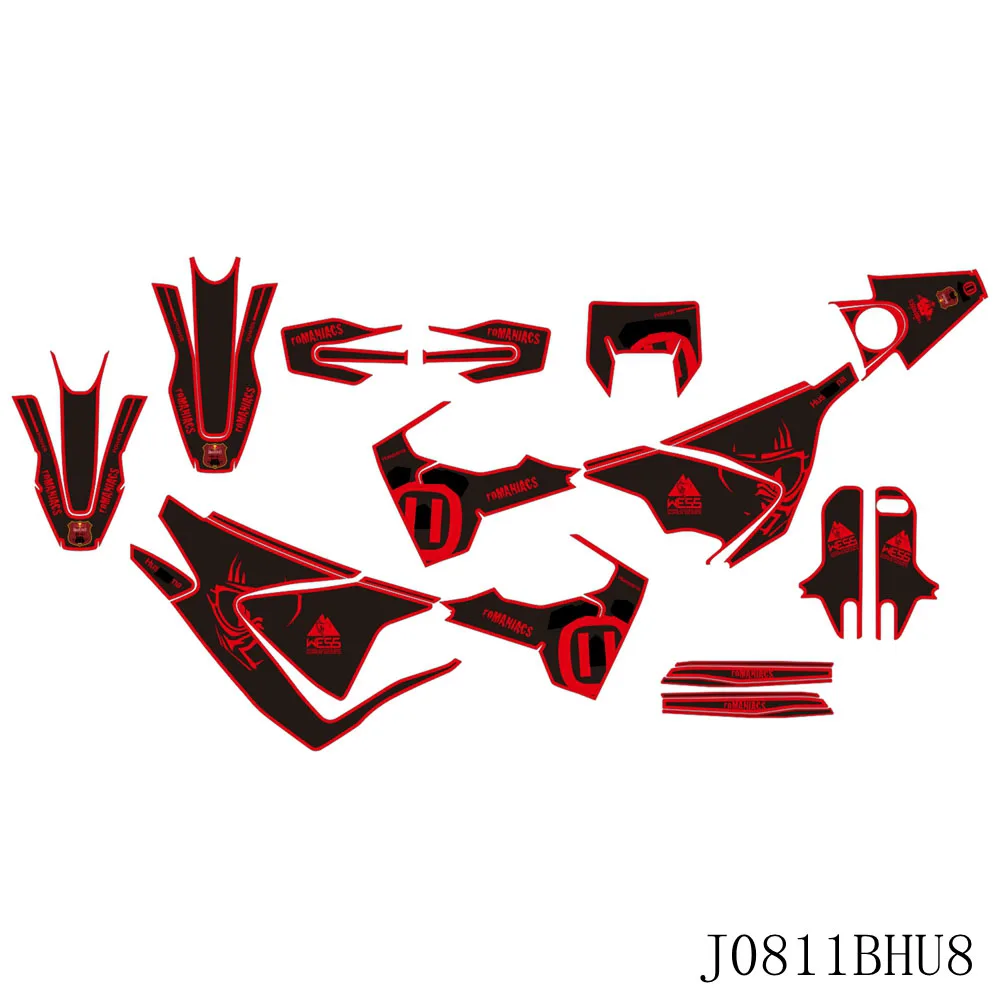 Для HUSQVARNA 701 Supermoto 2016 2017 2018 2019 2020 2021 2022 графические наклейки на задний фон для