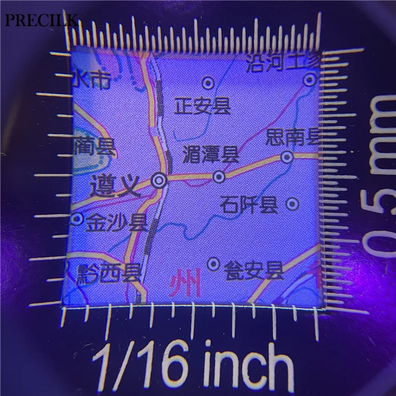 Металлическая Лупа с 3 светодиодными УФ-лампами лупа 30X увеличительное стекло