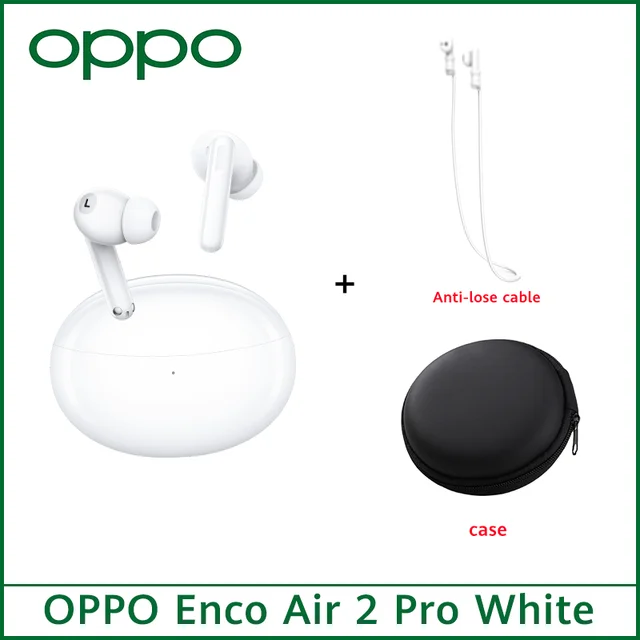 OPPO Enco Air 2 Pro white + cable + case OPPO Enco Air 2 Pro white + cable + case