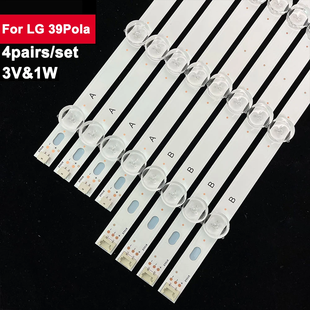 

4pair Backlight TV Strip LED For LG 39Pola 39LN5100 39LN5300 39LN5400 39LN5700 39LN575V 39LN578V 39LA6200 39LA6130 39LA6136-ZB