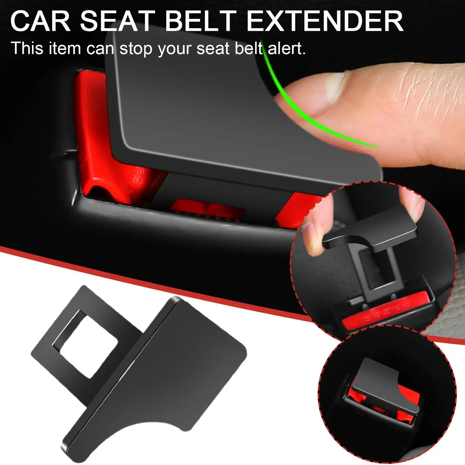 

Автомобильный удлинитель ремня безопасности со скрытой планкой, байонетный глушитель, многофункциональное автомобильное украшение, униве...