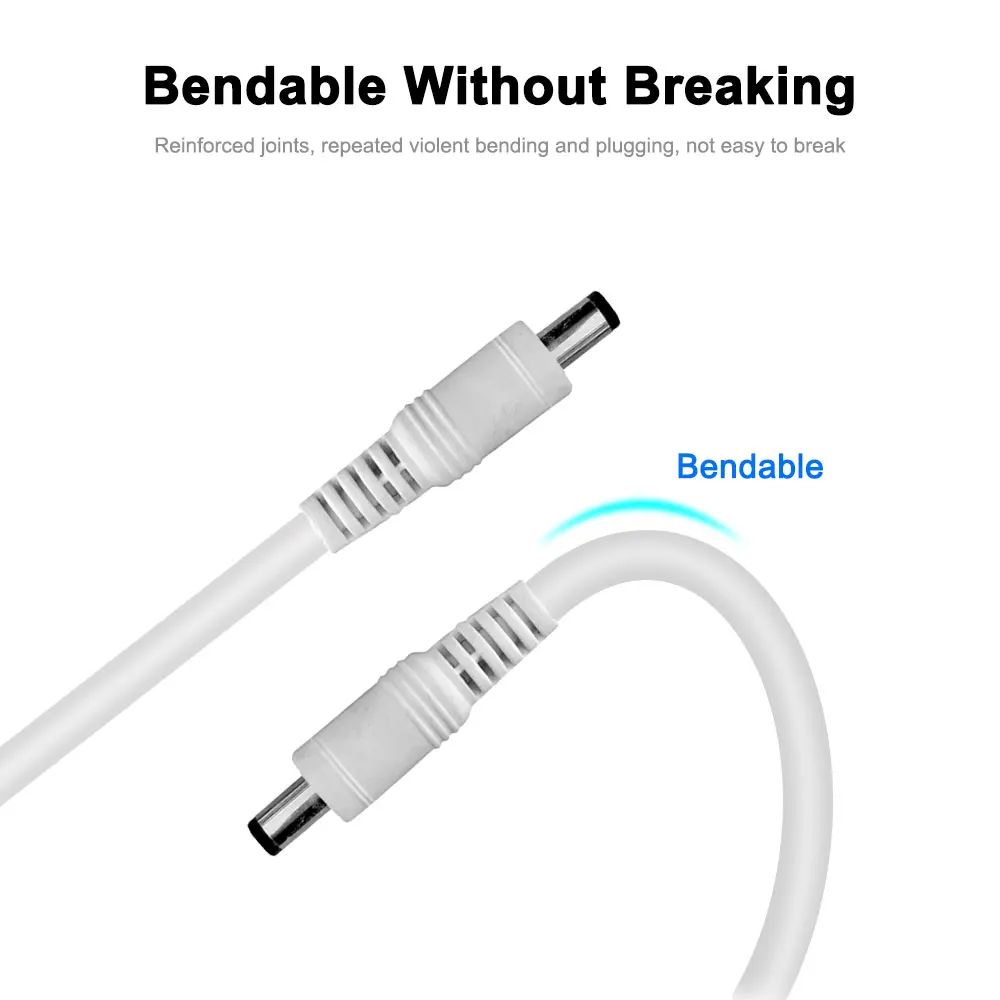 Фото Кабель питания с интерфейсом USB-DC 1,5*5,5 мм, 1 м, 2,1 м, 5 В, 1 а/2 А №3