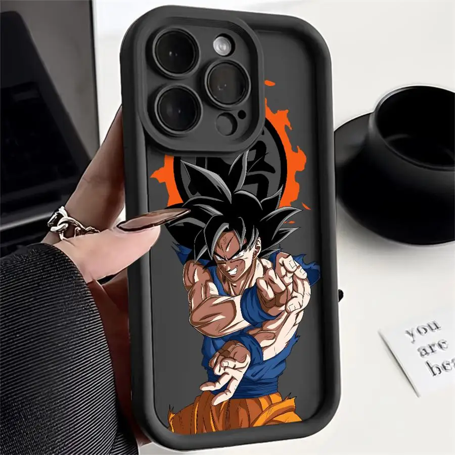 Фото Чехол для телефона Xiaomi Redmi Note 15 14 13 12s 12 11 10 9s 9 8 7 A5 Pro Plus 4G 5G, мягкая задняя крышка из ТПУ, крутой дизайн с изображением Dragon Ball №4