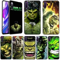 hero hulk avengers case for huawei y9 prime 2019 y9a y7a y5p y6p y7p y8p y5 y6 y7 prime 2018 y6s y8s y9s black soft cover