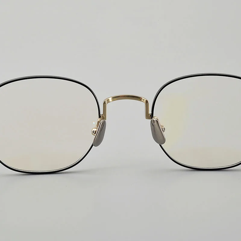 Новинка 2024 квадратная Ультралегкая оправа Anne Et Valenti из чистого титана модная