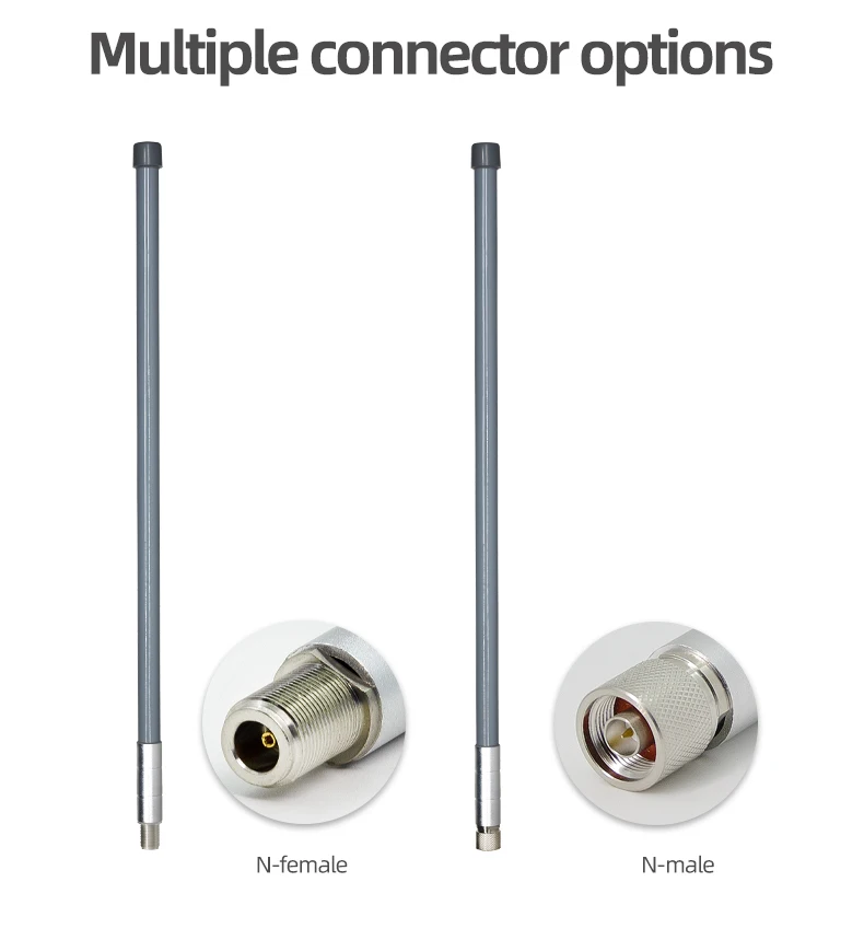 4G Lte 8dBi External Antennna Outdoor Omni Directional Waterproof Fiberglassr for Network LoraWan 1700-2700Mhz