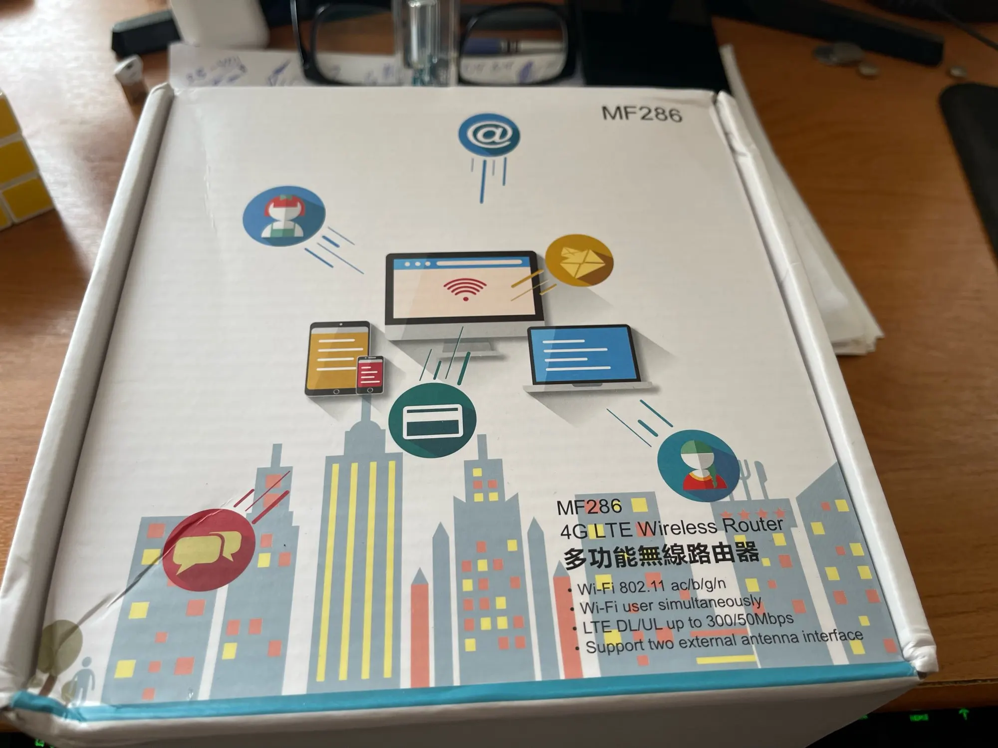 Разблокированный Роутер ZTE MF286 mf286d 4G LTE Wi-Fi роутер с точкой доступа со слотом для