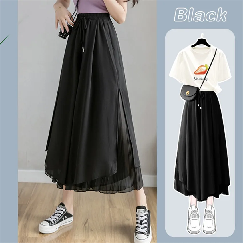 Брюки женские из хлопка и льна до щиколотки в стиле Харадзюку большие размеры PD431