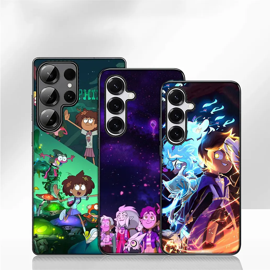 Чехол Amphibia The Owl House для Samsung Galaxy A55 A56 A25 A21S A34 A54 S8 S9 S20 S21 FE A53 A13 A12 A14 A33 A70 A71 A51