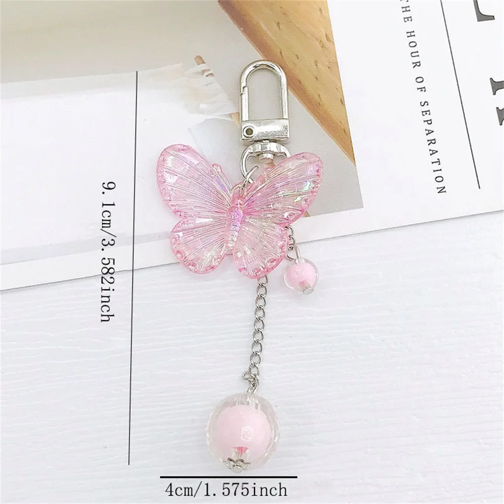 Прочный K-брелок в форме бабочки модный удобный корейский популярный коробка для