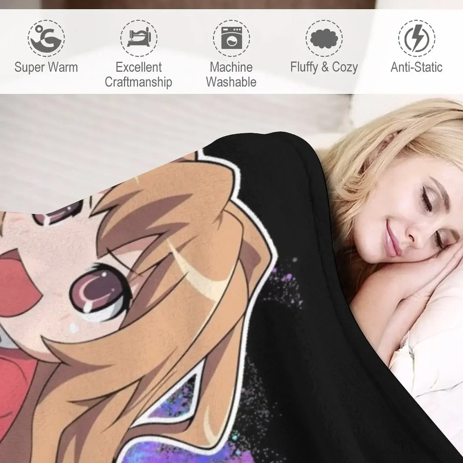 Одеяло Toradora тяжелое одеяло для сна милые клетчатые одеяла в стиле аниме