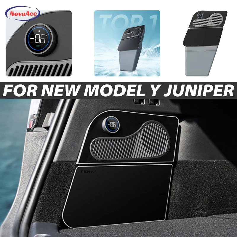 NovaAcc Багажник Автомобильный Холодильник 16л для Tesla New Model Y 2025 Juniper Компрессор