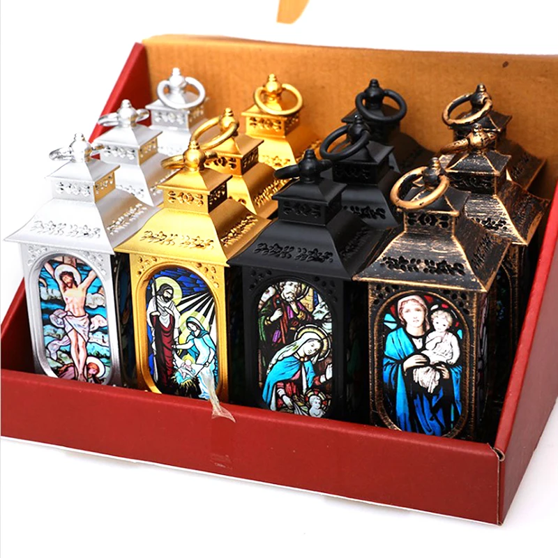 Рождественская Светодиодный лампа для церкви с искусственным маслом | Дом и сад