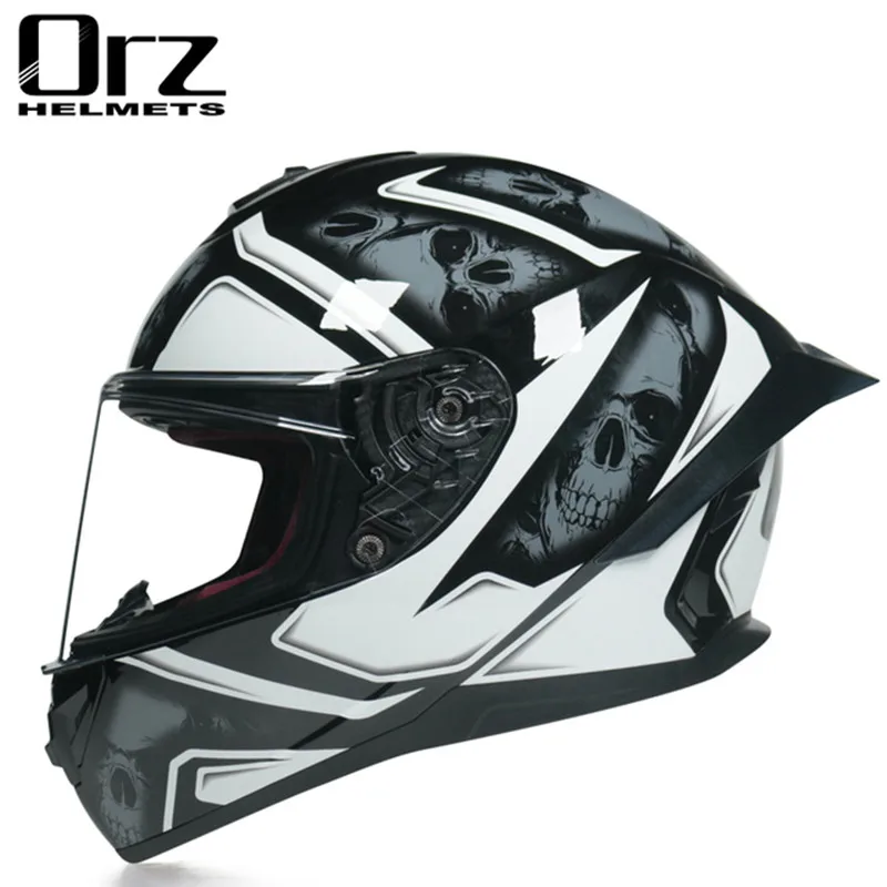 

New Motorcycle Full Face Helmet Personalized Big Tail Track Full Cover Helmet casco moto motorcycle accessories capacete de moto