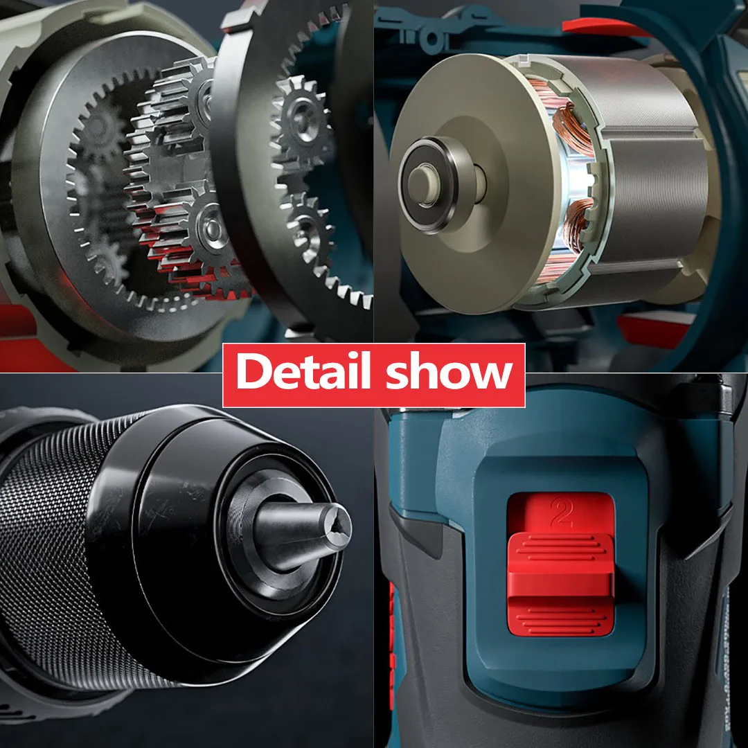 Ronix 20V Литиевый bürstenloser Bohr schrauben dreher/Bohrer/Schlagkraft bohrer