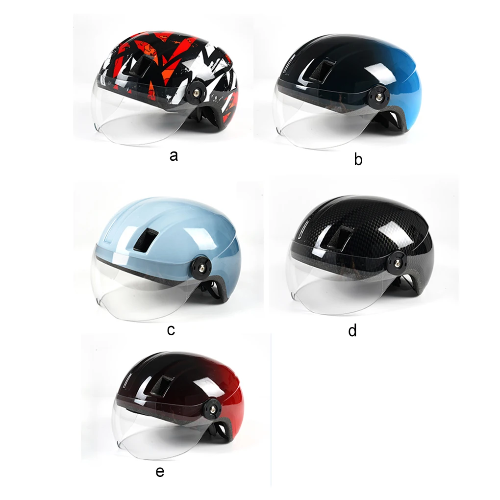 

Scooter Helmet Breathable Workmanship Head Protector Cycling Supplies Clear View Safety Hat Black/Red Graffiti