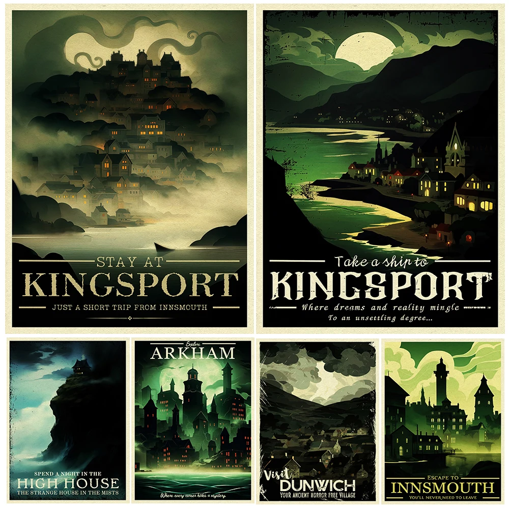 Дорожный постер с изображением кулуху Художественная печать митоса Настенная