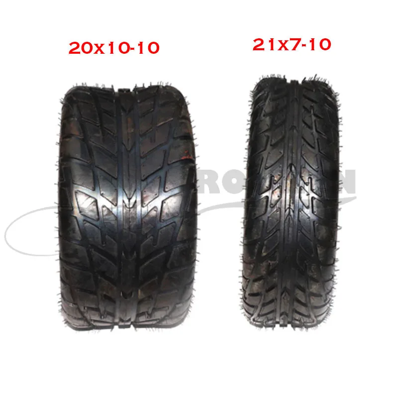 

10 Inch Tubeless Tyre 21X7-10 20X10-10 20x10-9 for ATV Four-wheel Off-road Vehicle Agricultural Vehicle Road Tires Vacuum Tires