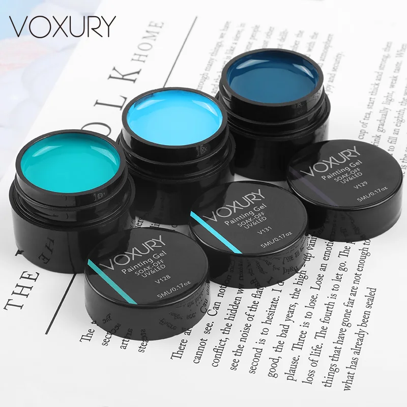 

ROSALIND Nail Gel Soak Off Painted Nail Glue Semi Permanent Hybrid Varnish For Nail Art Base Top Coat Nail Gel Polish