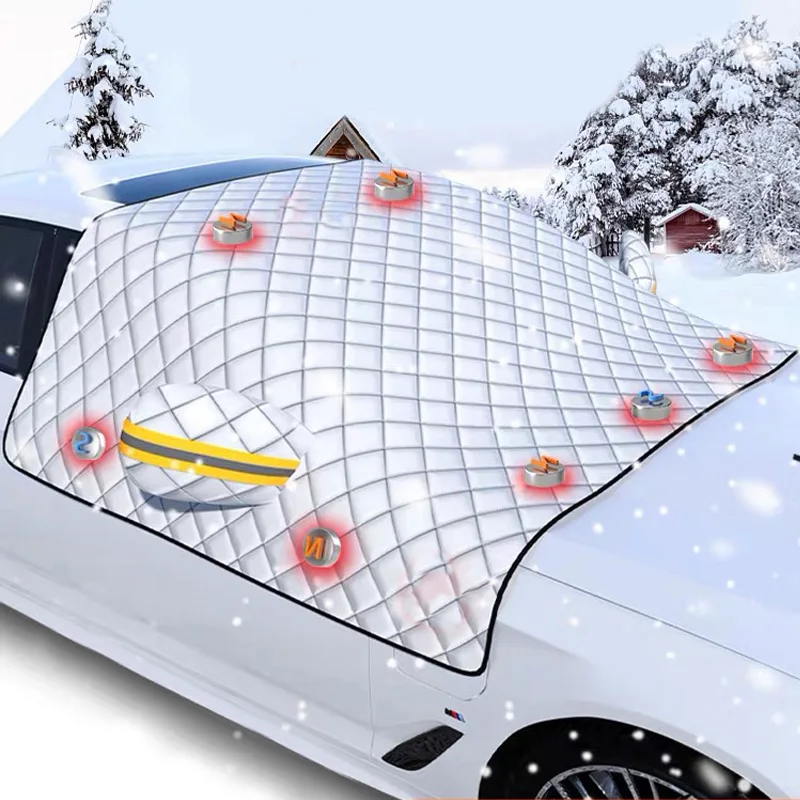 

Winter Car Front Windscreen Cover Windshield Sunshades Universal Automobile Anti Snow Frost Ice Shield Dust Protector Cover
